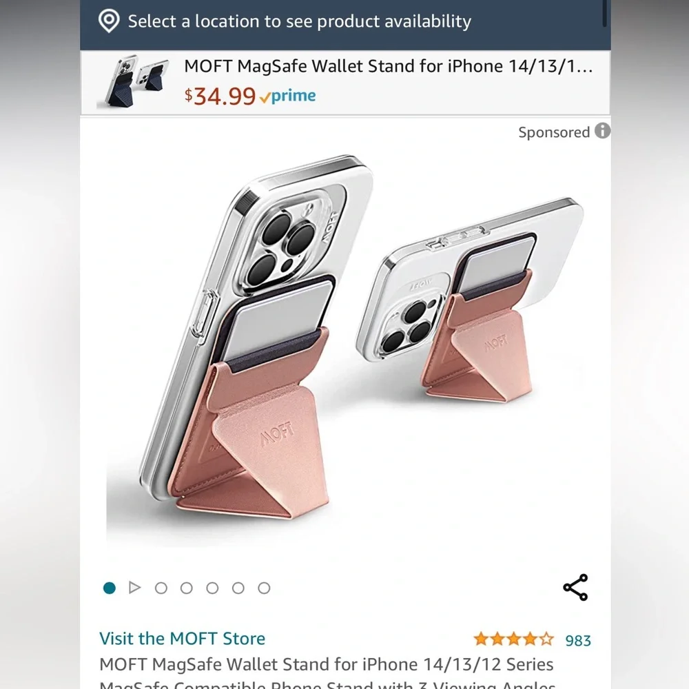 MOFT Wallet stand for IPhone.